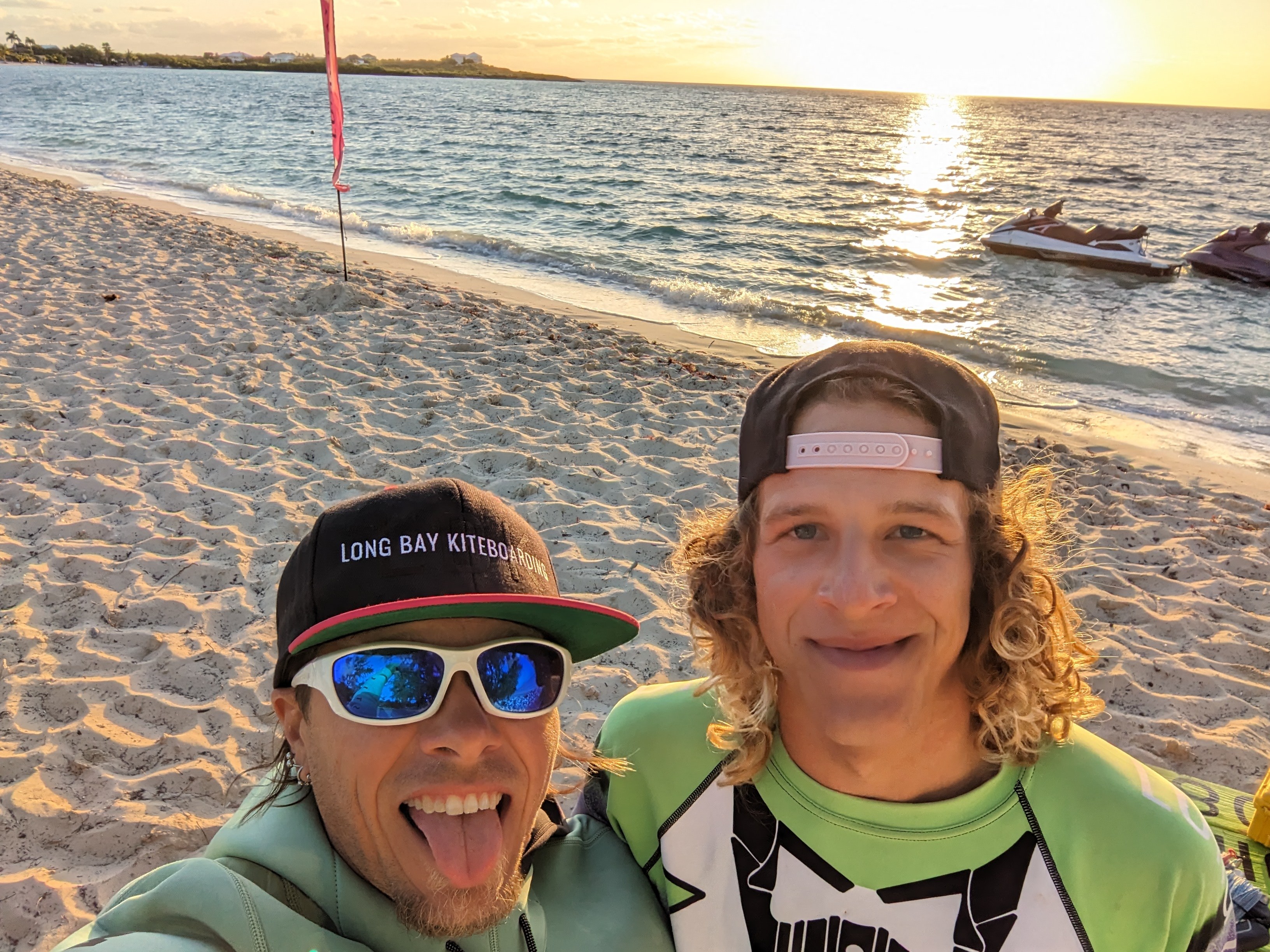 Instructors selfie on beach